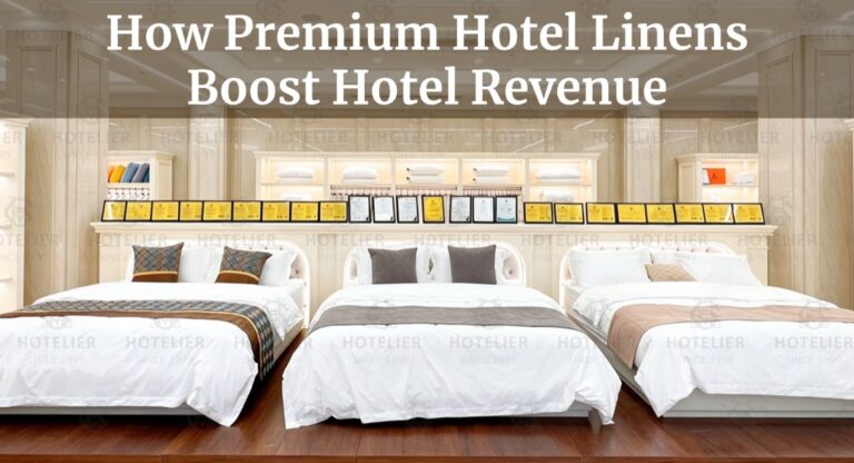 How Premium Hotel Linens Boost Hotel Revenue