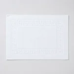 02 Greek Key Border Hotel Bath Mat 01