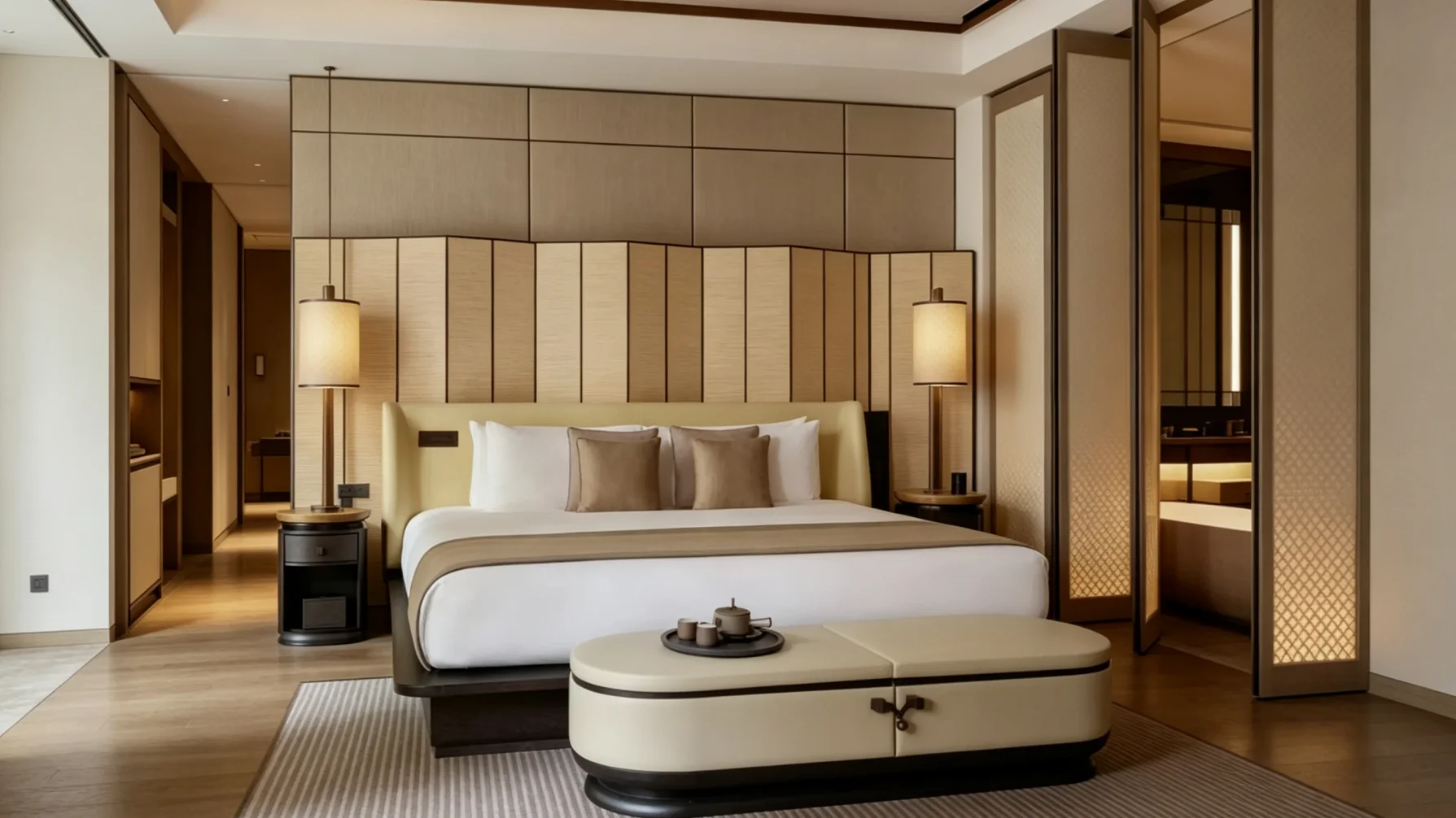 Boutique hotel room with unique design