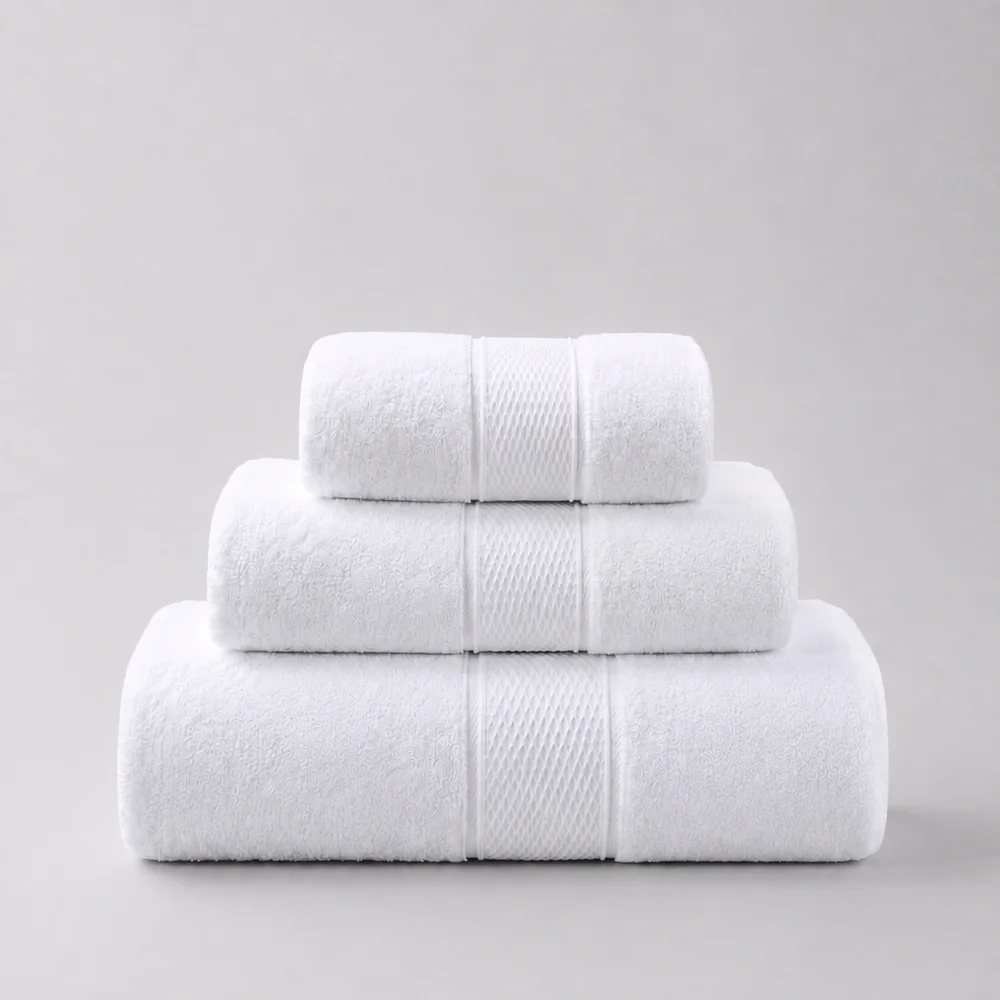 Hilton Four Seasons Elegant Satin Band Hotel Towel