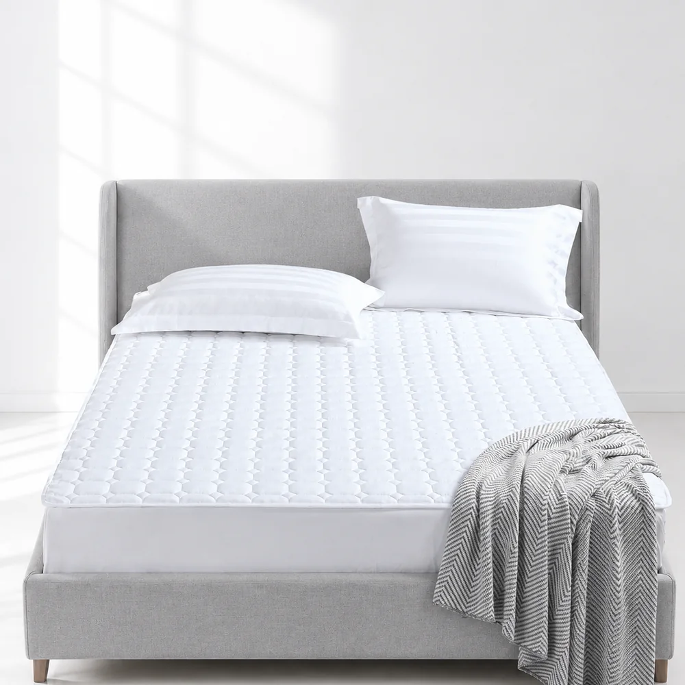 Lightweight Box Quilted Mattress Protector