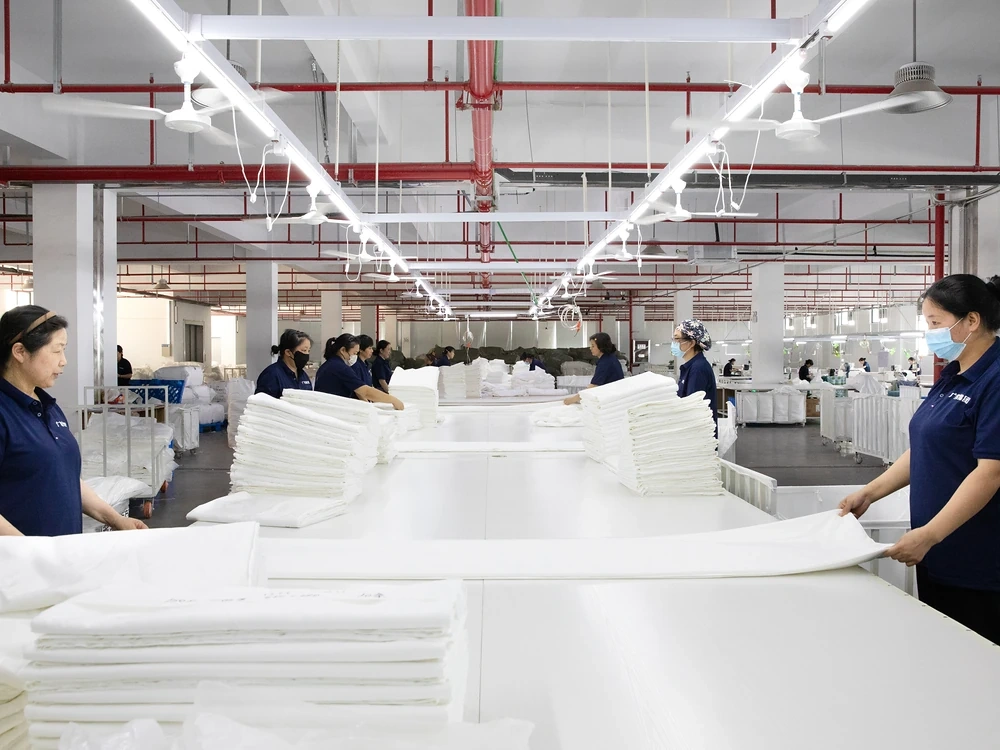 Large modern manufacturing facility with advanced production equipment