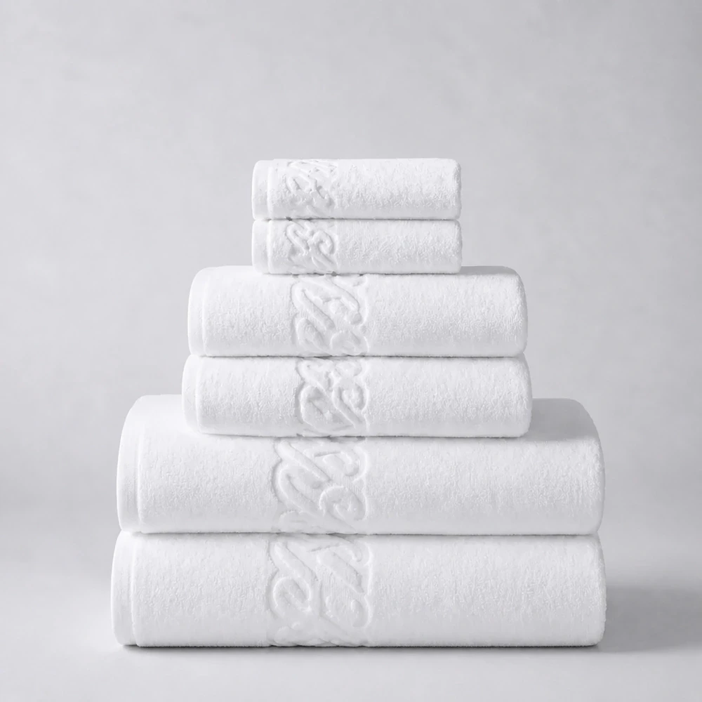 Scroll Jacquard Designer Hotel Towel