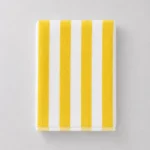 Yellow Stripe Beach Towel 03