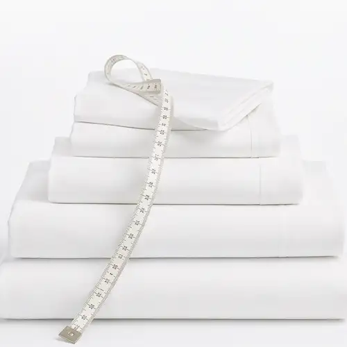 Custom fabric selection for hotel linen