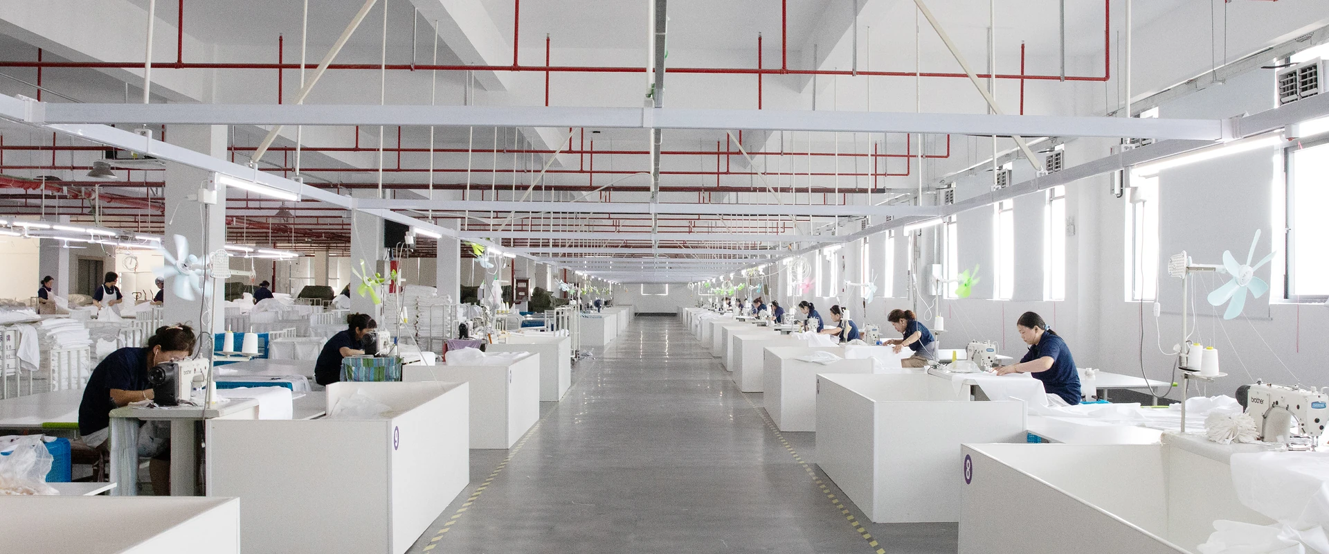 Hotel linen production process