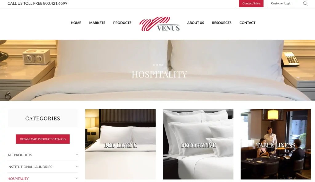 venus website