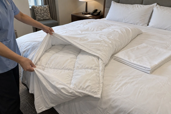 different names of bedding top layers including duvet and top sheet