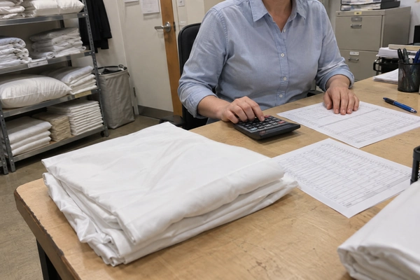 CV linens commercial laundry shrinkage evaluation