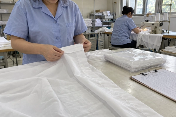 best quality bed linen supplier audit and hotel quality control