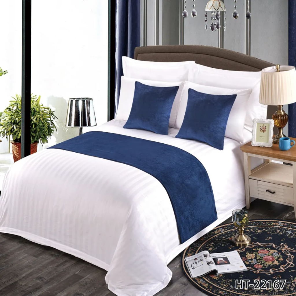 Custom Hotel Bedroom Fashion Bed Runners
