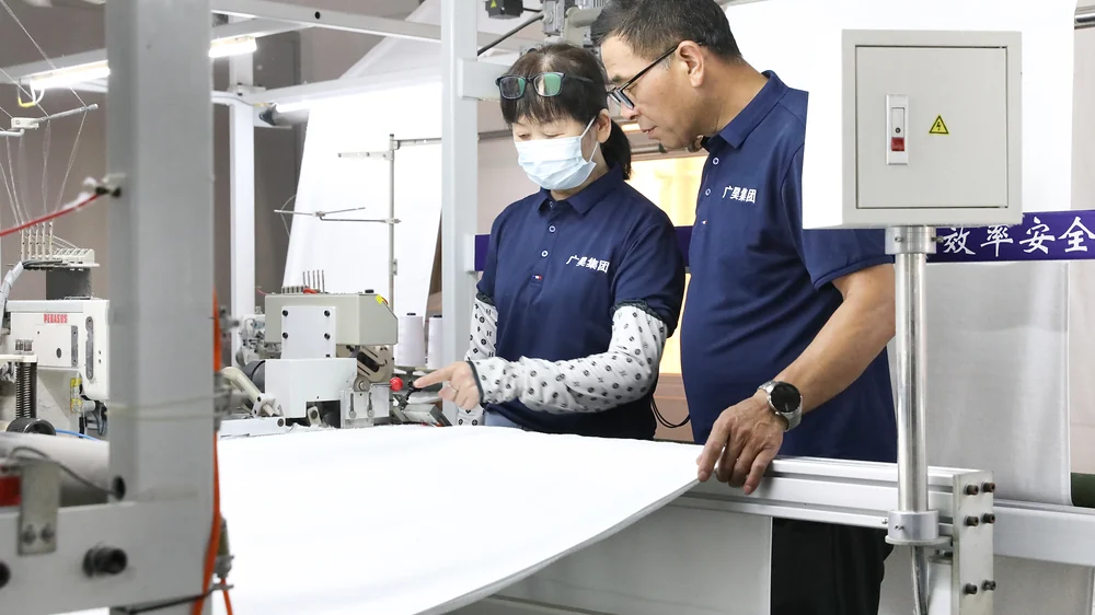Hotel textile production and quality control
